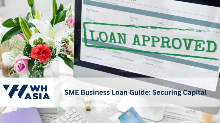 Photo of a person whose SME business loan has been approved on their PC screen