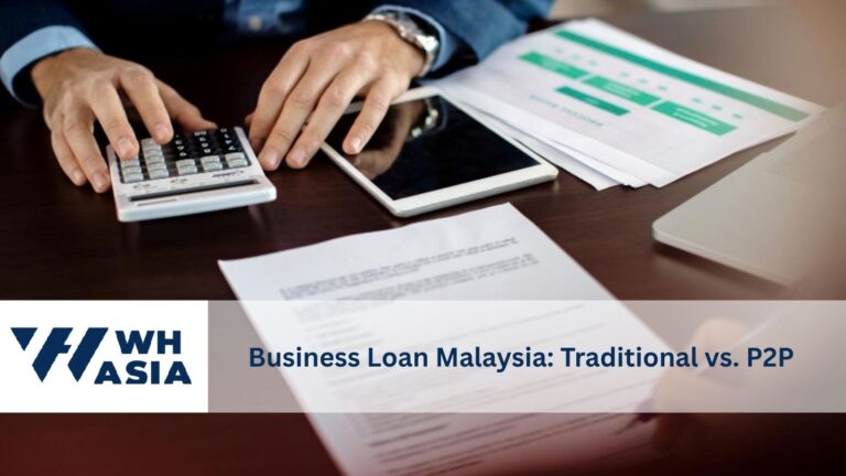 Photo of a person calculating a business loan in Malaysia
