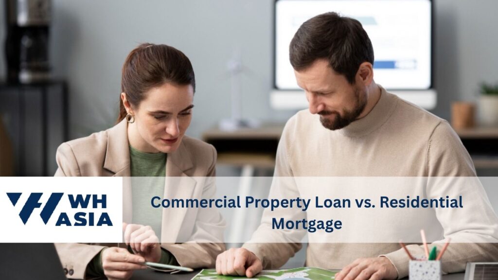 A couple deciding on commercial property loan vs residential mortgage